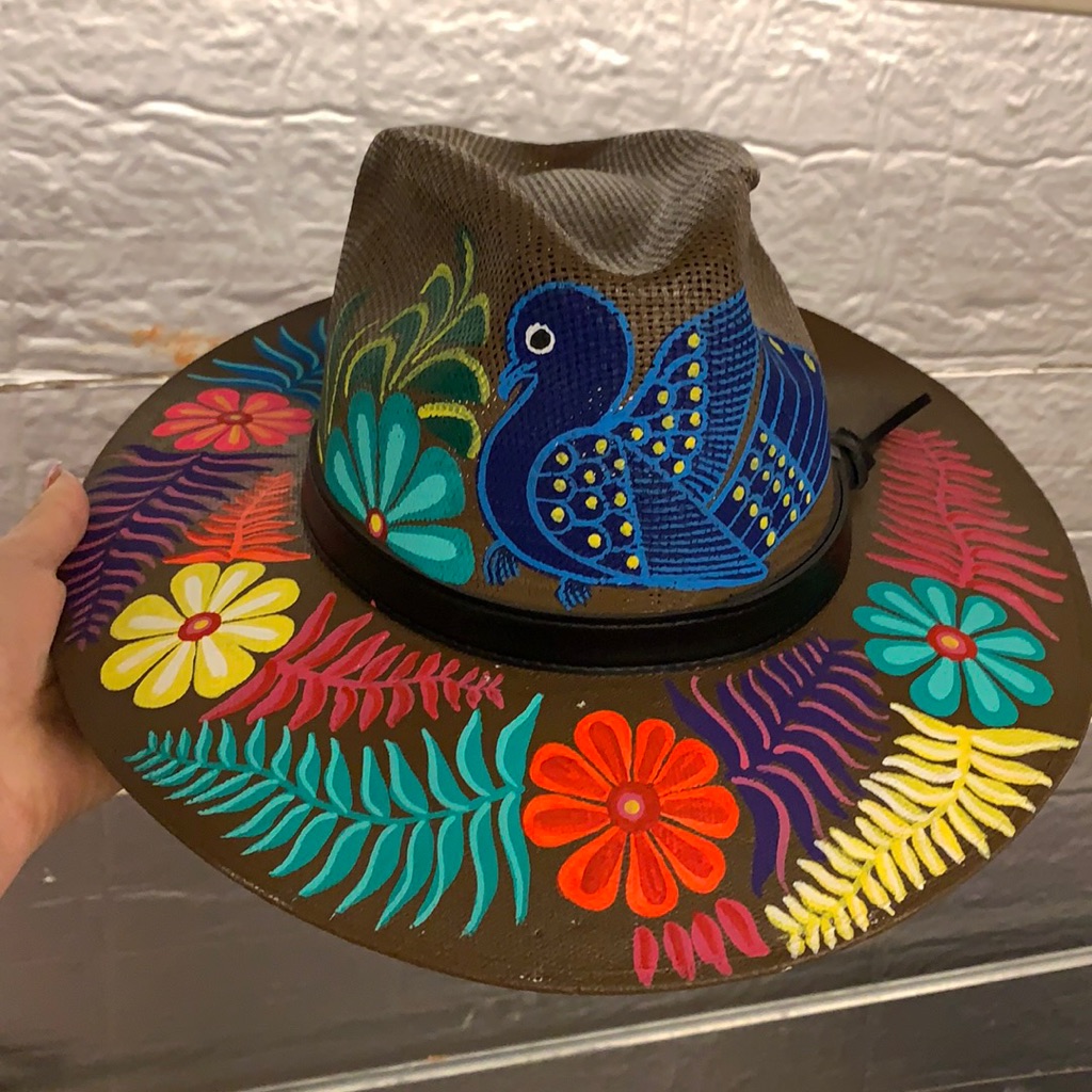 Hand Made Colorful Hat Brand New Made In Mexico